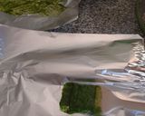 Foto del paso 5 de la receta: Salmón al Papillote con Papitas en salsa de Cilantro