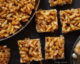 A picture of step 7 of Til Murmura Chikki [ Sesame Puffed Rice Brittle].