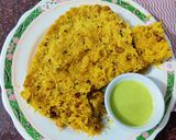 A picture of step 7 of Vermicelli Dhokla.