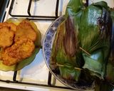 Foto langkah ke 5 dari resep Nasi Bakar Jamur isi Tuna.