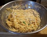 A picture of step 3 of Potato Latkes.