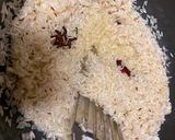A picture of step 2 of Spinach lemon  Pulao with Rasam and chutney (Jain).