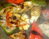 Foto langkah ke 6 dari resep Paprika tumis daging Ikan Tenggiri.