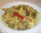 Foto del paso 14 de la receta: Arroz meloso de verduras y sepia