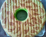 Foto langkah ke 9 dari resep Bolu pandan aka bolu kecebong kocok all in one.
