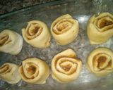 A picture of step 2 of Cinnamon rolls.