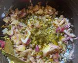 A picture of step 1 of Methi Keema Matar Masala.