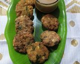 A picture of step 7 of Masala vadai(paruppu vadai).