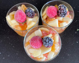 Foto del paso 2 de la receta: Vasitos de fruta con zumo natural de naranja y copita de cava 🥂