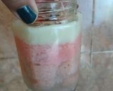 Foto langkah ke 7 dari resep K-Berry Bunhong Myeon Jar (Puding Bihun Strawberry).