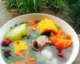 Hình bước làm 2 của món Canh củ quả(canh ngũ sắc)