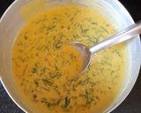 A picture of step 4 of Water Spinach Chilla.