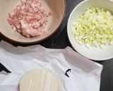 A picture of step 1 of Pan Seared Chinese Dumplings 鍋貼.