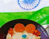 A picture of step 4 of Tricolour Bread ki Rasmalai.
