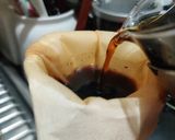A picture of step 4 of Cold Brew Coffee.