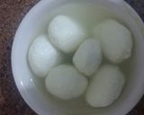 A picture of step 7 of Soft sponge rasgulle.
