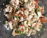 Hình bước làm 1 của món Cơm chiên keto #bepvang
