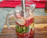 A picture of step 3 of Traditional Andalusian Gazpacho Recipe.