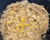 A picture of step 2 of Roasted zaatar cauliflower and bulgur salad with tahini dressing.