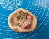 A picture of step 7 of Taiwanese pan-fried daikon shreds & bacon pie.