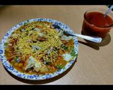 A picture of step 14 of Matar chaat.