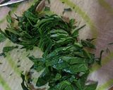 Foto del paso 8 de la receta: Ciabatta artesanal con aceitunas rellena de espinacas con queso