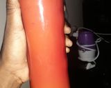 A picture of step 3 of Mango smoothie.
