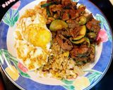 Hình bước làm 6 của món Cơm Chiên Thập Cẩm 🍱 🍚