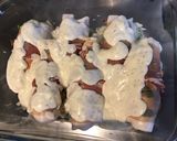 Une image de l'étape 8 de Courgettes blanches sauce crème au jambon cru,burrata di puglia et basilic.