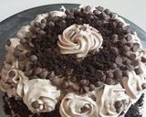 A picture of step 1 of Chocolate truffle cake.