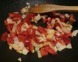 A picture of step 2 of Spicy rice one pan quick weeknight meal.