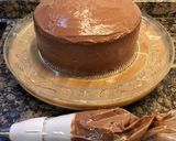Foto del paso 19 de la receta Tarta de harina de arroz y crema pastelera de chocolate, sin gluten, sin lactosa