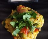 A picture of step 12 of Vegetable proso Millet one pot meal.