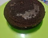 Foto langkah ke 4 dari resep Base Cake Coklat/Kue Ultah 3 Telur Kukus.