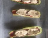 Une image de l'étape 2 de Courgette farcie façon pizza.