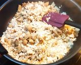 Une image de l'étape 3 de Risotto aux restes de poulet rôti.