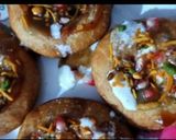 A picture of step 17 of Rajkachori chat.