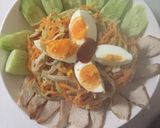 Hình bước làm 1 của món Salad keto