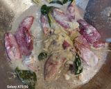 Foto langkah ke 5 dari resep Cumi (Kuah) Item.