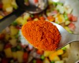 A picture of step 3 of Vegetable Dalia.