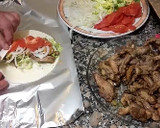 Foto del paso 8 de la receta: Shawarma de pollo estilo hindú (durum kebab)