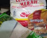 Foto langkah ke 2 dari resep Apem mawar kukus tanpa telur.
