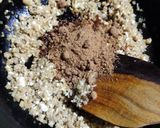A picture of step 3 of Soya Granules Burfi.