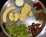 A picture of step 1 of Fruit Salad.
