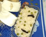 A picture of step 7 of Matar Rice.