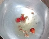 A picture of step 6 of Saag dal sarson,bathwa or palak.
