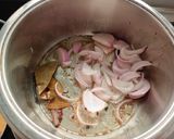 A picture of step 2 of Masoor Pulao / Pulav.