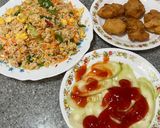 Gambar langkah 7 resipi NASI GORENG SAYUR (R379).