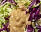 Gerslis káposztasaláta (vegán) recept fázis 3 fotója