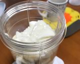 Hình bước làm 2 của món Sinh tố Chuối Kiwi tốt cho người bị tiểu đường